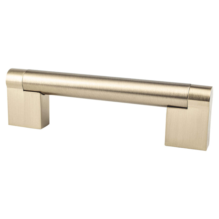 Berenson 9121-10CZ-P Contemporary Advantage Three 96mm CC Champagne Bar Pull - KnobDepot