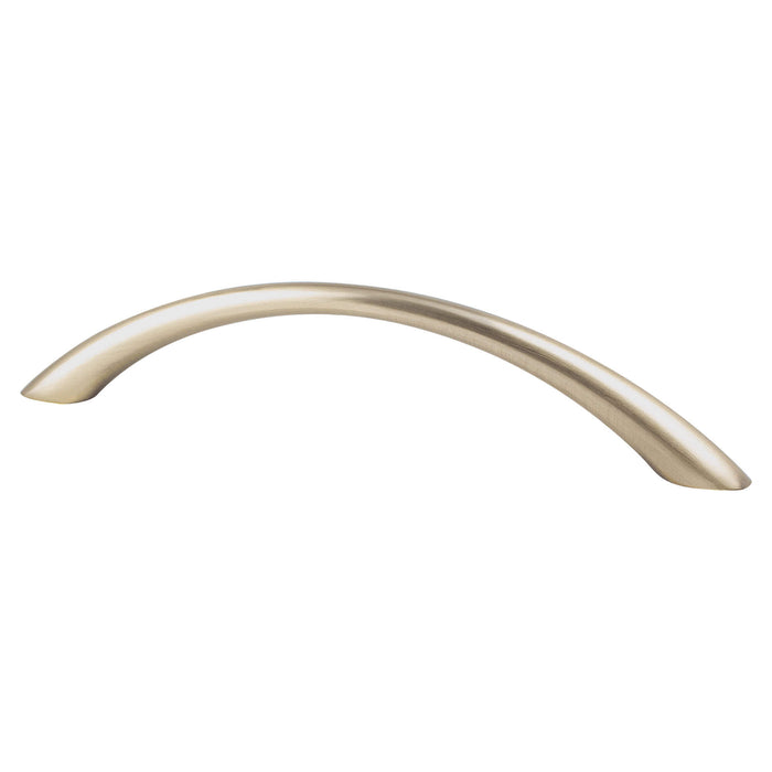 Berenson 9123-40CZ-P Contemporary Advantage Four 128mm CC Champagne Tapered Arch Pull - KnobDepot