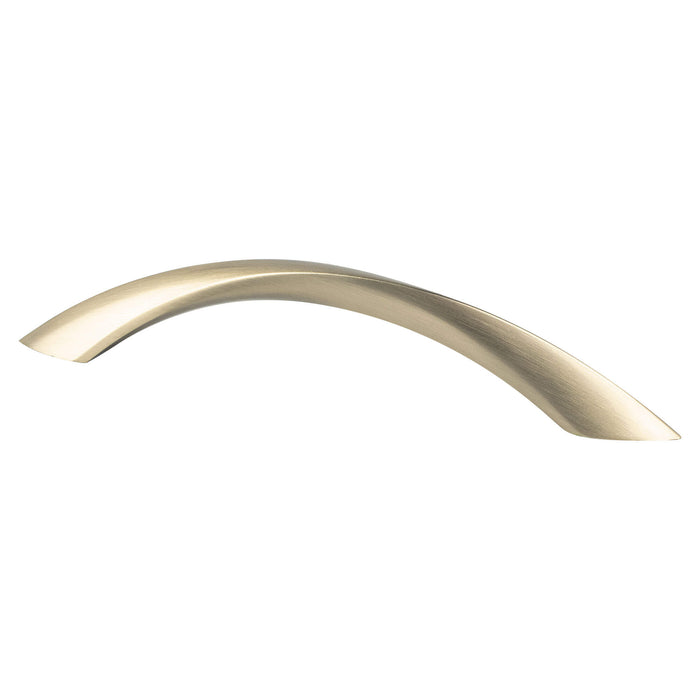 Berenson 9127-10CZ-P Contemporary Advantage Five 128mm CC Champagne Twisted Arch Pull - KnobDepot