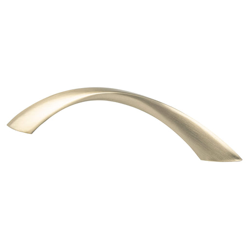 Berenson 9128-10CZ-P Contemporary Advantage Five 96mm CC Champagne Twisted Arch Pull - KnobDepot