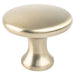 Berenson 9129-10CZ-P Contemporary Advantage Five Champagne Narrow Round Knob - KnobDepot