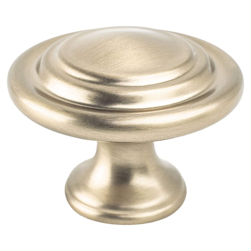 Berenson 9131-10CZ-P Traditional Advantage Four Champagne Ringed Knob - KnobDepot