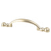 Berenson 9135-10CZ-P Traditional Advantage Four 3 inch CC Champagne Rounded End Pull - KnobDepot