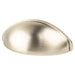 Berenson 9136-10CZ-P Transitional Advantage Three 64mm CC Champagne Cup Pull - KnobDepot