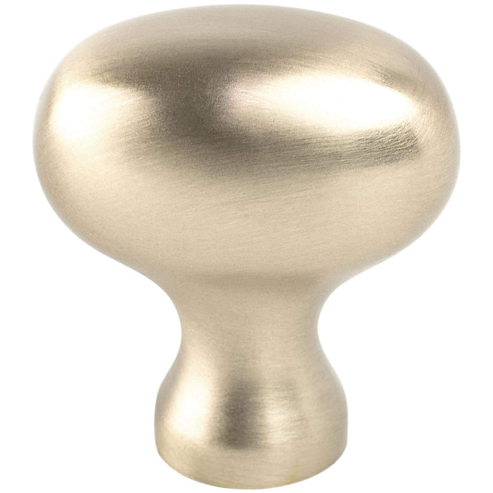 Berenson 9137-10CZ-P Transitional Advantage Three Champagne Oval Knob - KnobDepot