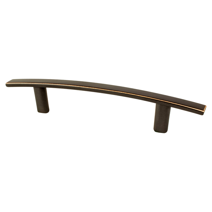 Berenson 9175-10VB-P Transitional Advantage One 96mm CC Verona Bronze Bow Pull - KnobDepot
