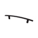 Berenson 9178-1055-P Transitional Advantage One 128mm CC Matte Black Bow Pull - KnobDepot
