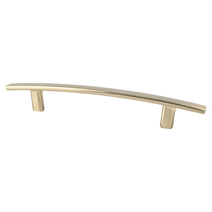 Berenson 9179-10CZ-P Transitional Advantage One 128mm CC Champagne Bow Pull - KnobDepot