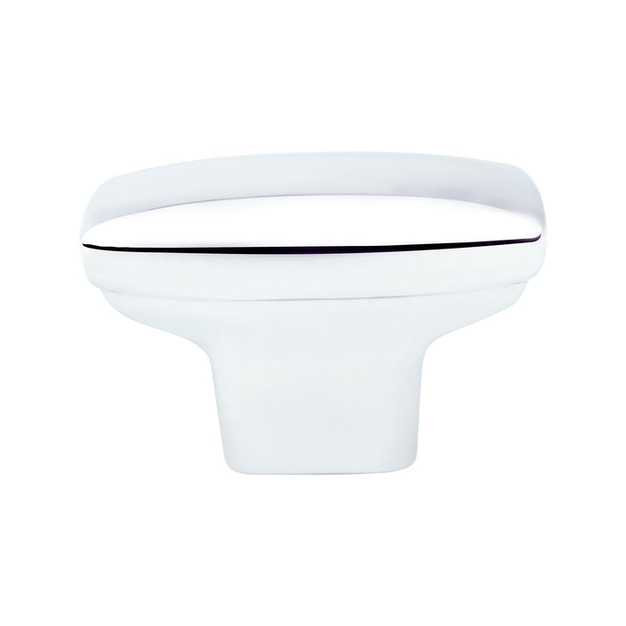 Berenson 9182-1026-P Transitional Advantage One Polished Chrome Rounded Rectangle Knob - KnobDepot
