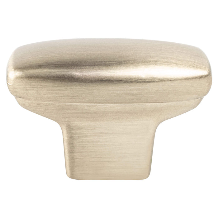 Berenson 9184-10CZ-P Transitional Advantage One Champagne Rounded Rectangle Knob - KnobDepot