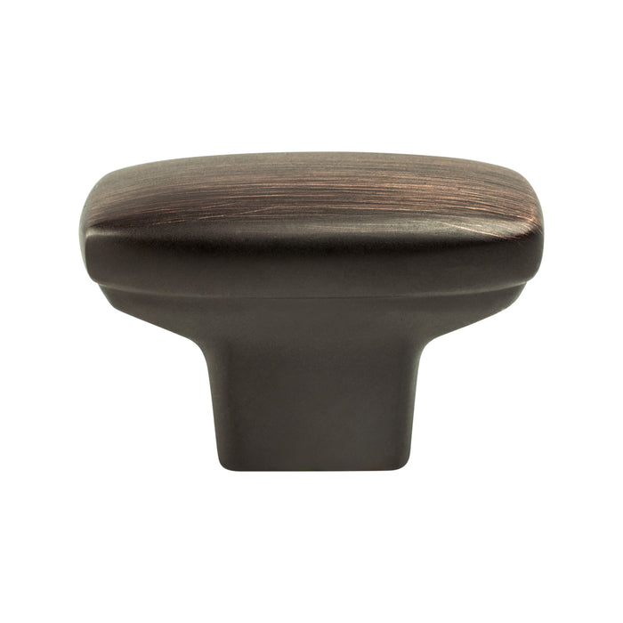 Berenson 9185-10VB-P Transitional Advantage One Verona Bronze Rounded Rectangle Knob - KnobDepot
