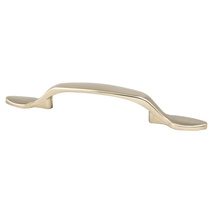 Berenson 9187-10CZ-P Traditional Advantage Two 3 inch CC Champagne Spade End Pull - KnobDepot