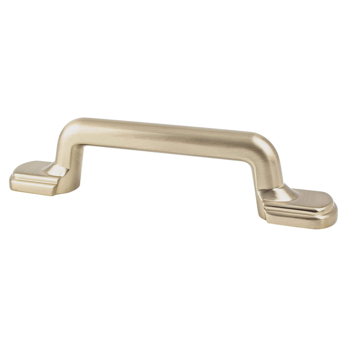 Berenson 9188-10CZ-P Traditional Advantage Two 3 inch CC Champagne Rounded End Pull - KnobDepot
