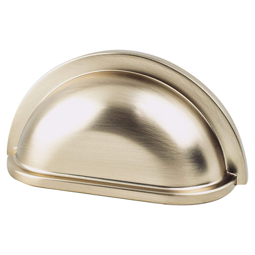 Berenson 9191-10CZ-P Traditional Advantage Three 3 inch CC Champagne Cup Pull - KnobDepot