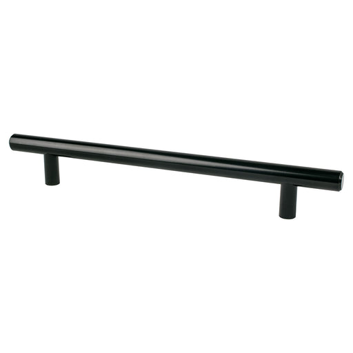 Berenson 9521-2055-P Transitional Advantage Two 160mm CC Black T-Bar Pull - KnobDepot