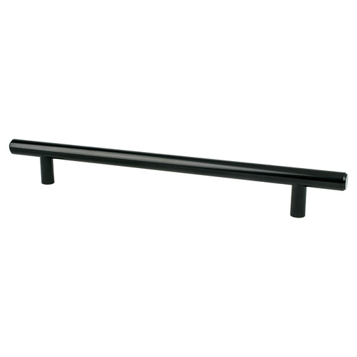 Berenson 9522-2055-P Transitional Advantage Two 192mm CC Black T-Bar Pull - KnobDepot