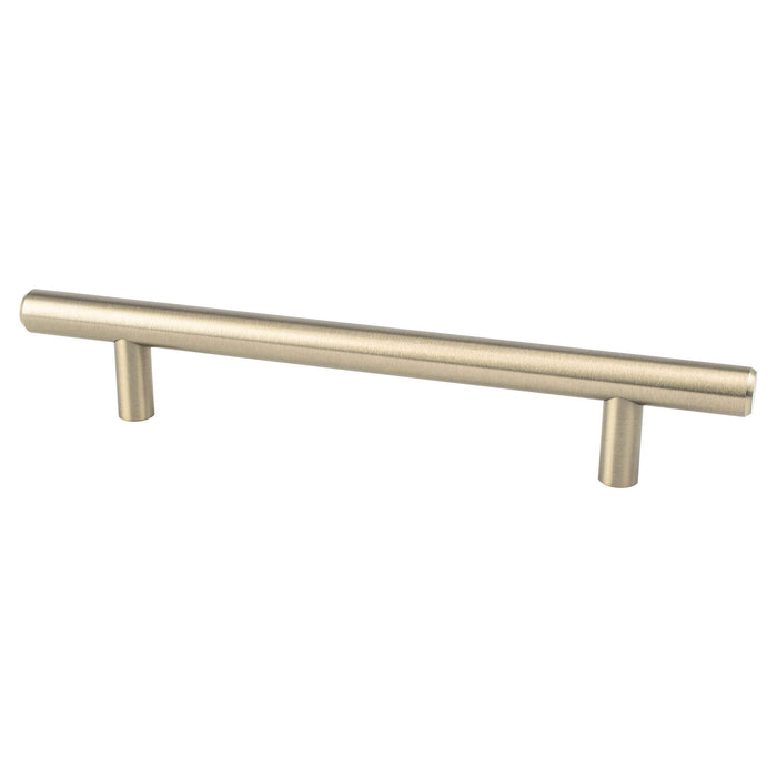 Berenson 9542-20CZ-P Transitional Advantage Two 128mm CC Champagne T-Bar Pull - KnobDepot
