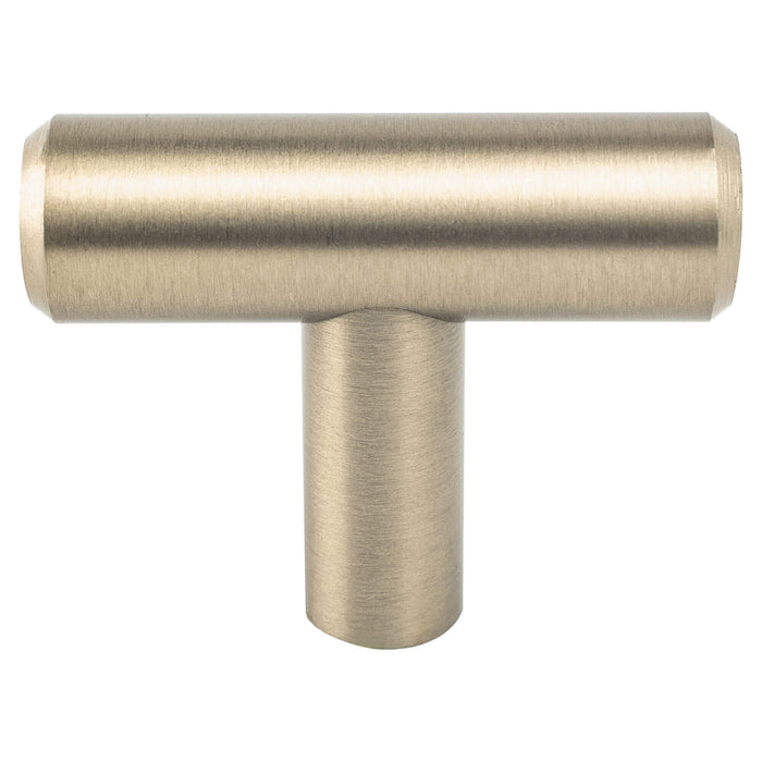 Berenson 9543-20CZ-P Transitional Advantage Two Champagne T-Bar Knob - KnobDepot