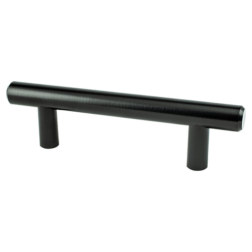 Berenson 9544-2055-P Transitional Advantage Two 3 inch CC Black T-Bar Pull - KnobDepot