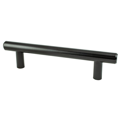 Berenson 9545-2055-P Transitional Advantage Two 96mm CC Black T-Bar Pull - KnobDepot