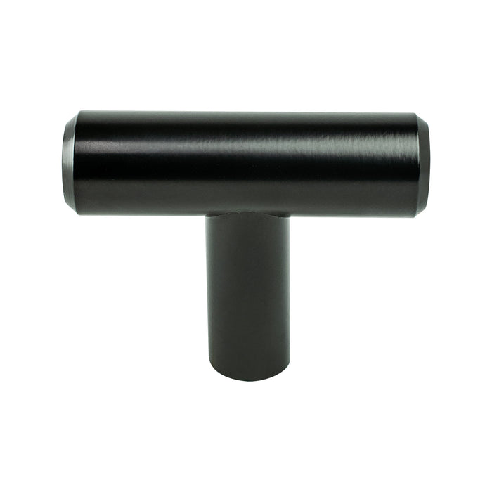 Berenson 9547-2055-P Transitional Advantage Two Black T-Bar Knob - KnobDepot
