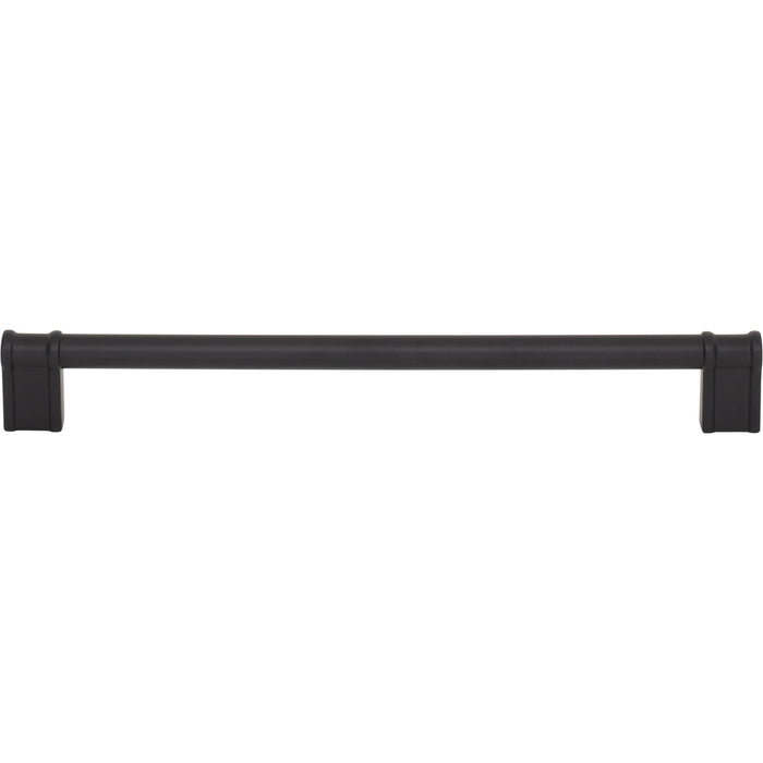 Top Knobs TK3386BLK Newburn 8 13/16" Center to Center Bar Pull Flat Black - KnobDepot