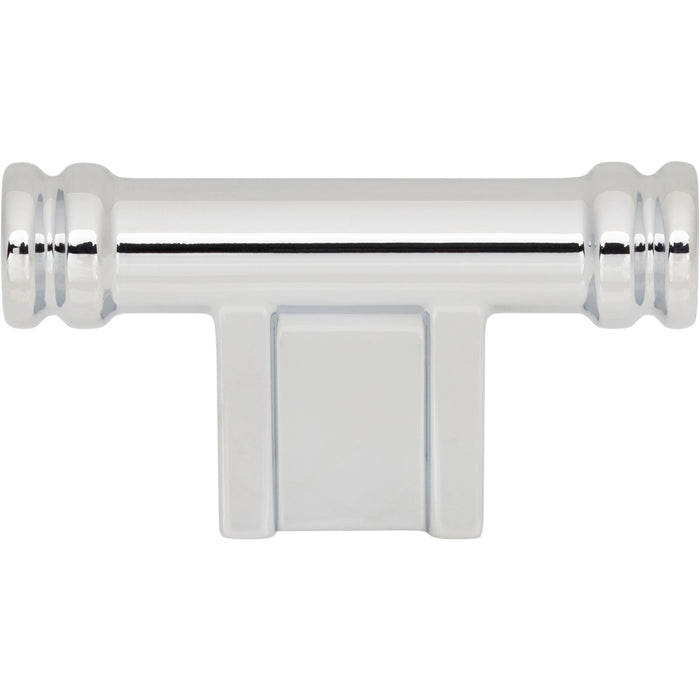 Top Knobs TK3380PC Newburn 2 1/4" Length Bar Knob Polished Chrome - KnobDepot