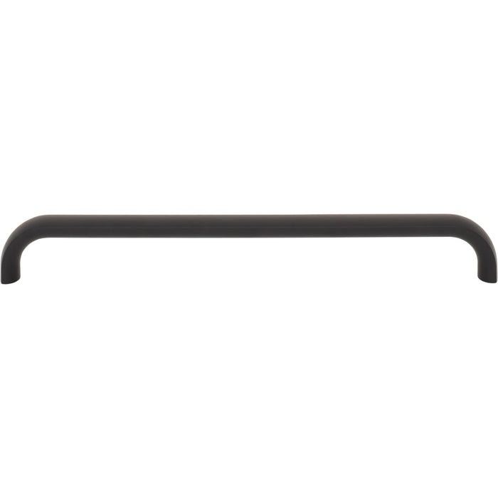Top Knobs TK3345BLK Brockwell 7 9/16" Center to Center Bar Pull Flat Black - KnobDepot