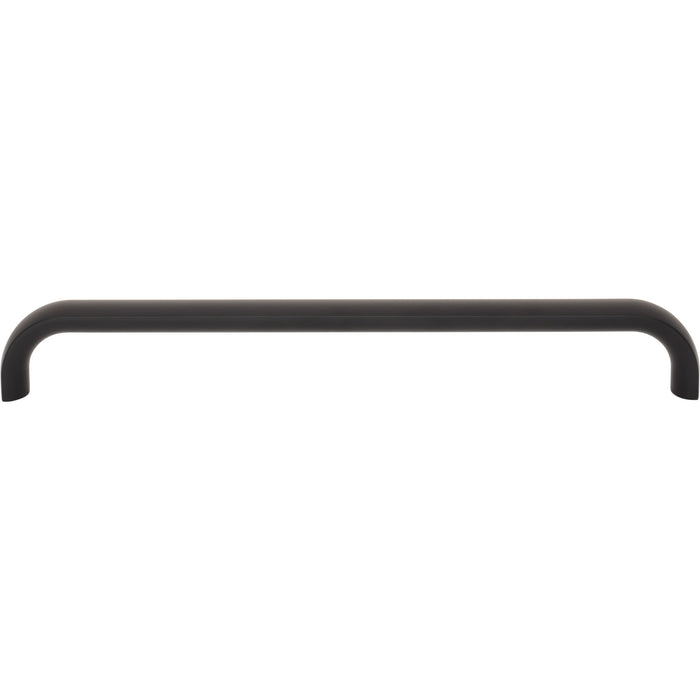 Top Knobs TK3348BLK Brockwell 12" Center to Center Appliance Pull Flat Black - KnobDepot