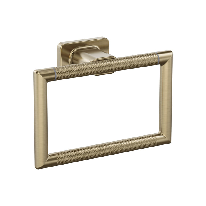 Amerock BH26612BBZ Bronx Golden Champagne Closed Towel Ring