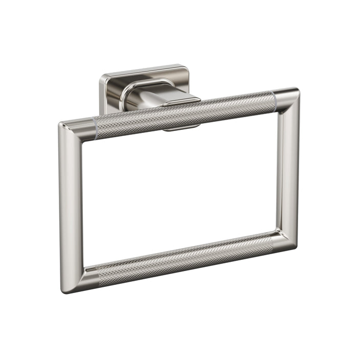 Amerock BH26612PN Bronx Polished Nickel Closed Towel Ring