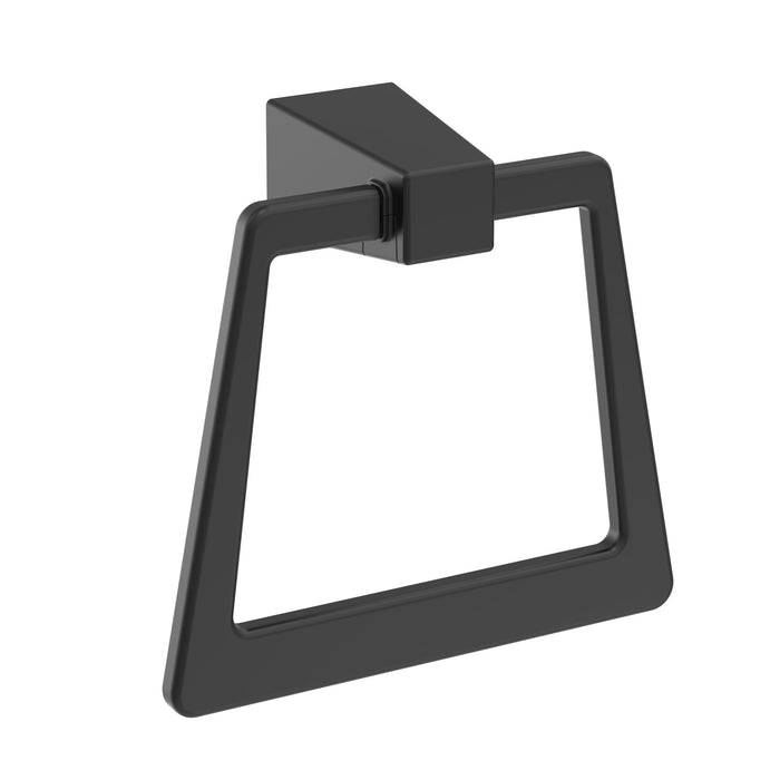 Amerock BH36002MB Blackrock Matte Black Closed Towel Ring