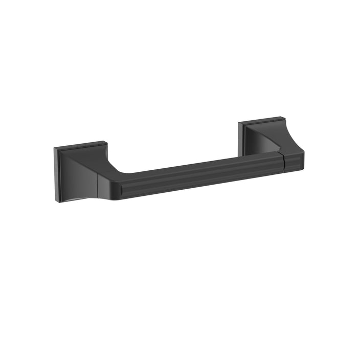 Amerock BH36021MB Mulholland Matte Black Pivoting Double Post Tissue Holder