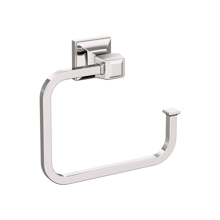 Amerock BH36022PN Mulholland Polished Nickel Open Towel Ring