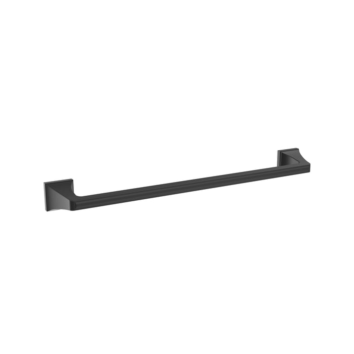 Amerock BH36023MB Mulholland Matte Black 18 inch (457mm) Towel Bar