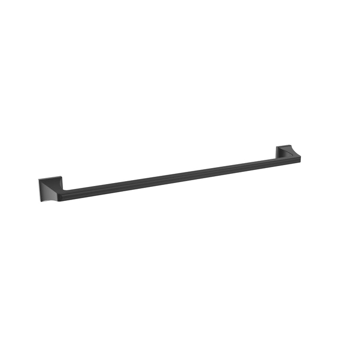 Amerock BH36024MB Mulholland Matte Black 24 inch (610mm) Towel Bar