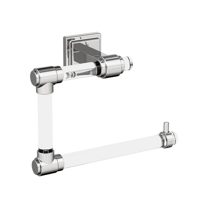 Amerock BH36062C26 Glacio Clear/Chrome Open Towel Ring