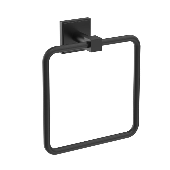 Amerock BH36072MB Appoint Matte Black Closed Towel Ring