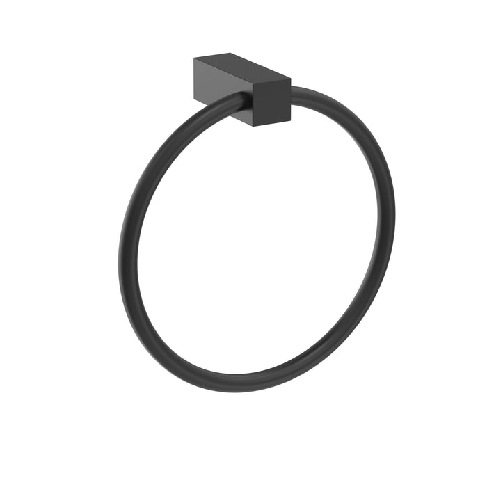 Amerock BH36082MB Monument Matte Black Closed Towel Ring