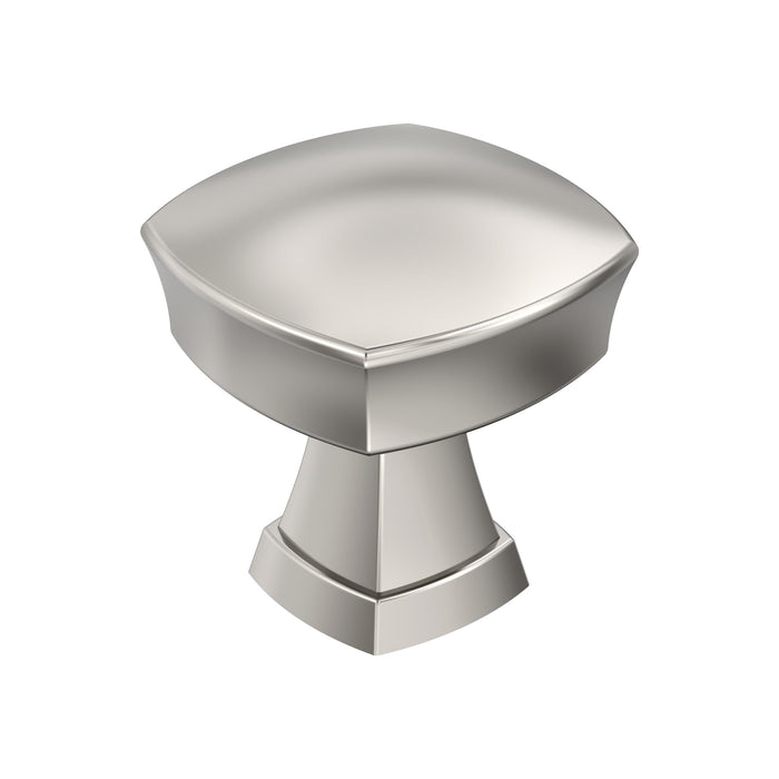 Amerock BP11287PN Stature 1-1/4 inch (32mm) Length Polished Nickel Cabinet Knob