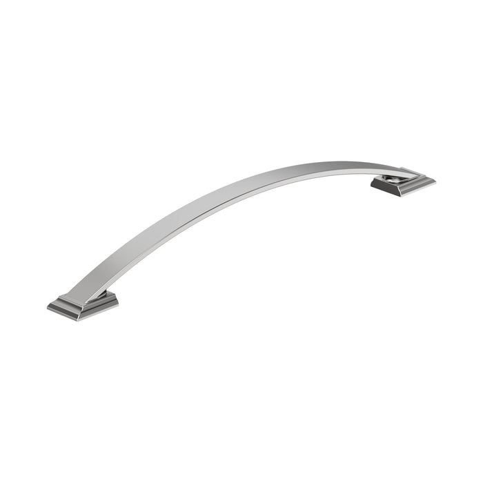 Amerock BP2935226 Candler 10-1/16 inch (256mm) Center-to-Center Polished Chrome Cabinet Pull