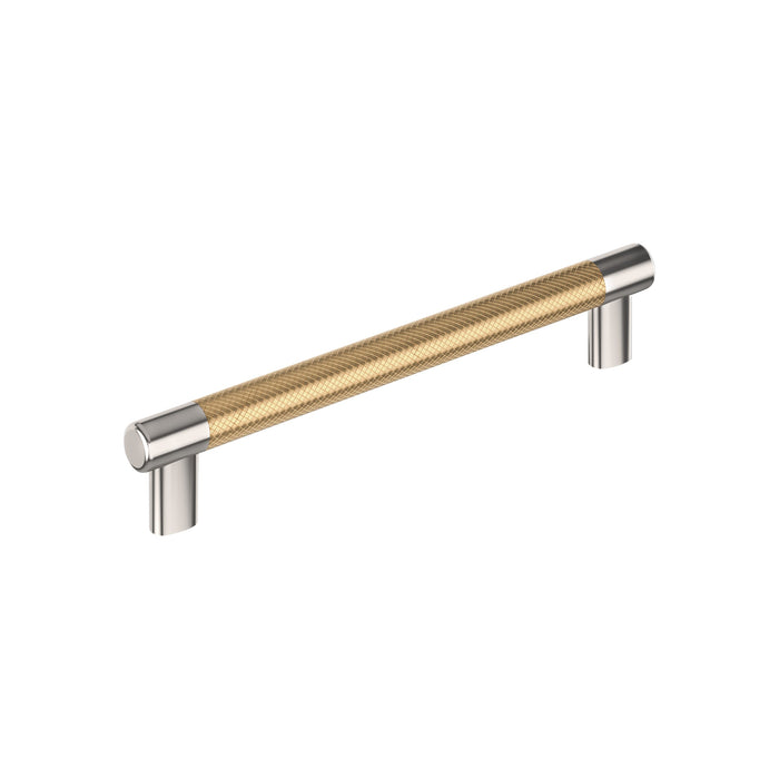 Amerock BP36562PNCZ Esquire 8 inch (203mm) Center-to-Center Polished Nickel/Champagne Bronze Cabinet Pull