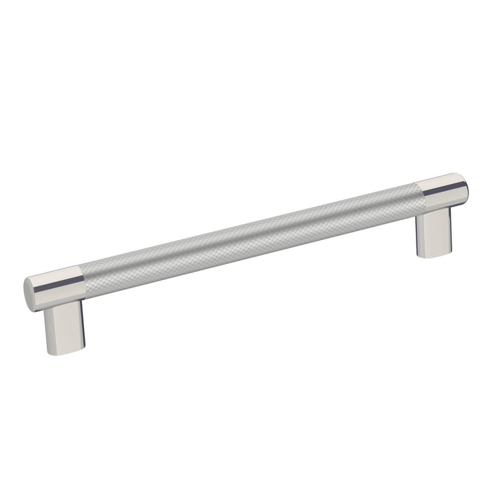Amerock BP36562PNSS Esquire 8 inch (203mm) Center-to-Center Polished Nickel/Stainless Steel Cabinet Pull