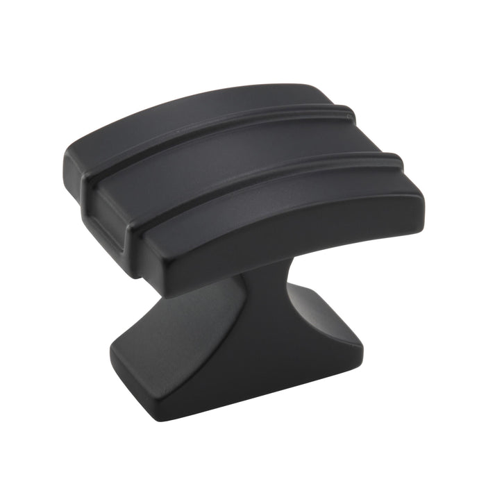 Amerock BP36601MB Davenport 1-1/4 inch (32mm) Length Matte Black Cabinet Knob
