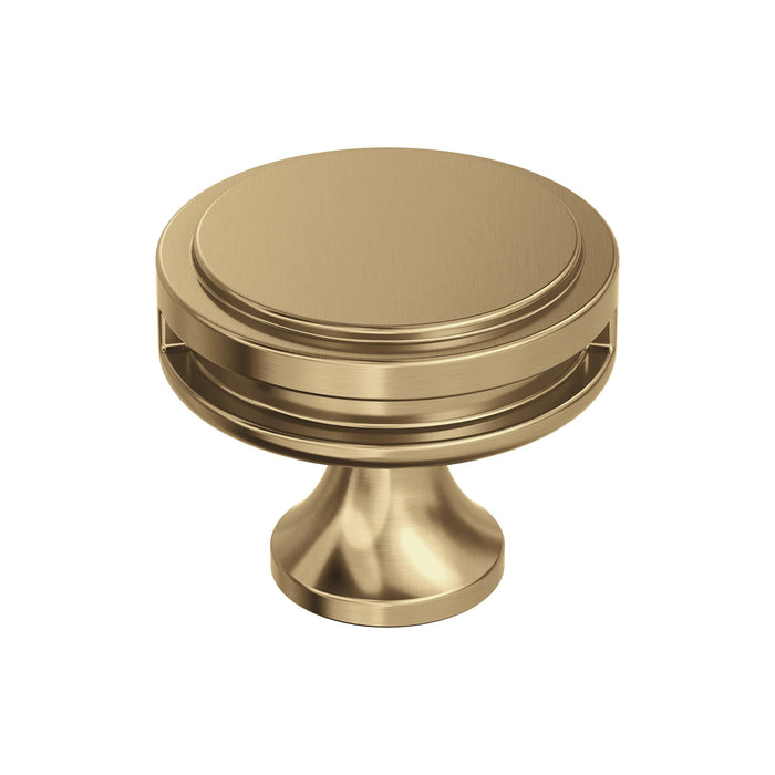 Amerock BP36603CZ Oberon 1-3/8 inch (35mm) Diameter Champagne Bronze Cabinet Knob
