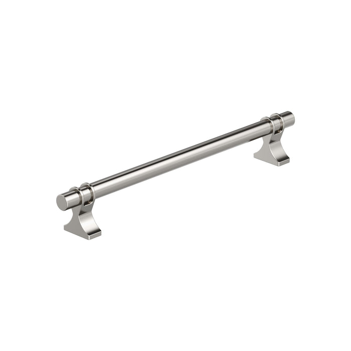 Amerock BP36618PN Davenport 7-9/16 inch (192mm) Center-to-Center Polished Nickel Cabinet Pull