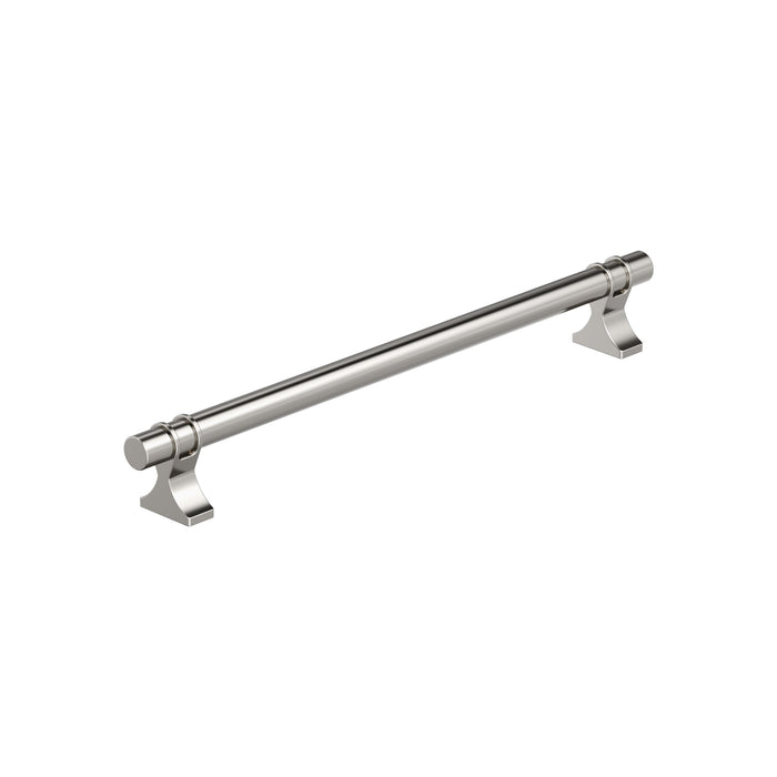 Amerock BP36619PN Davenport 8-13/16 inch (224mm) Center-to-Center Polished Nickel Cabinet Pull