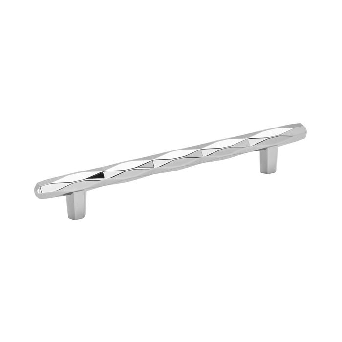 Amerock BP3664526 St. Vincent 6-5/16 inch (160mm) Center-to-Center Polished Chrome Cabinet Pull
