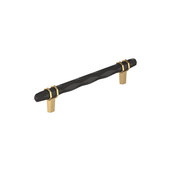 Amerock BP36650BBRCZ London 6-5/16 inch (160mm) Center-to-Center Black Bronze/Champagne Bronze Cabinet Pull