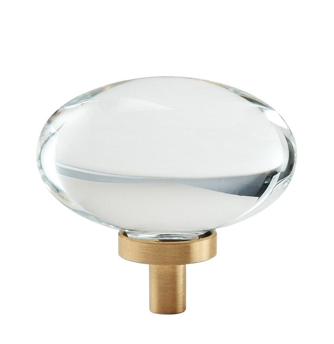 Amerock BP36651CCZ Glacio 1-3/4 inch (44mm) Length Clear/Champagne Bronze Cabinet Knob